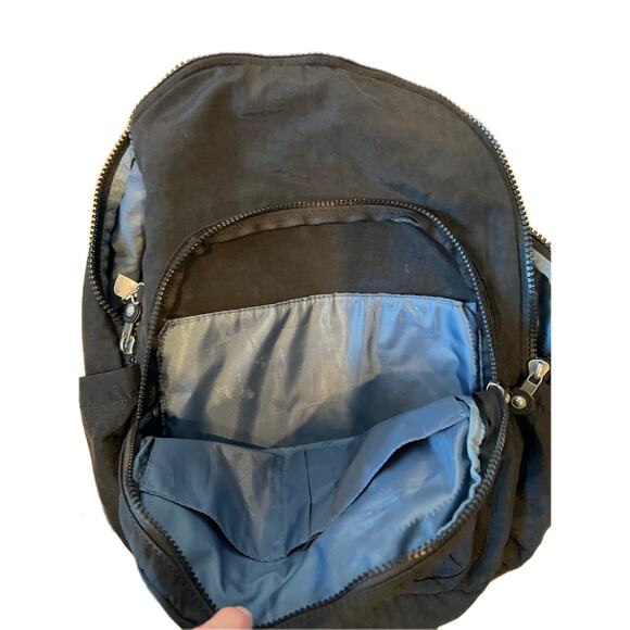 Kipling Black Clothe Like Backpack